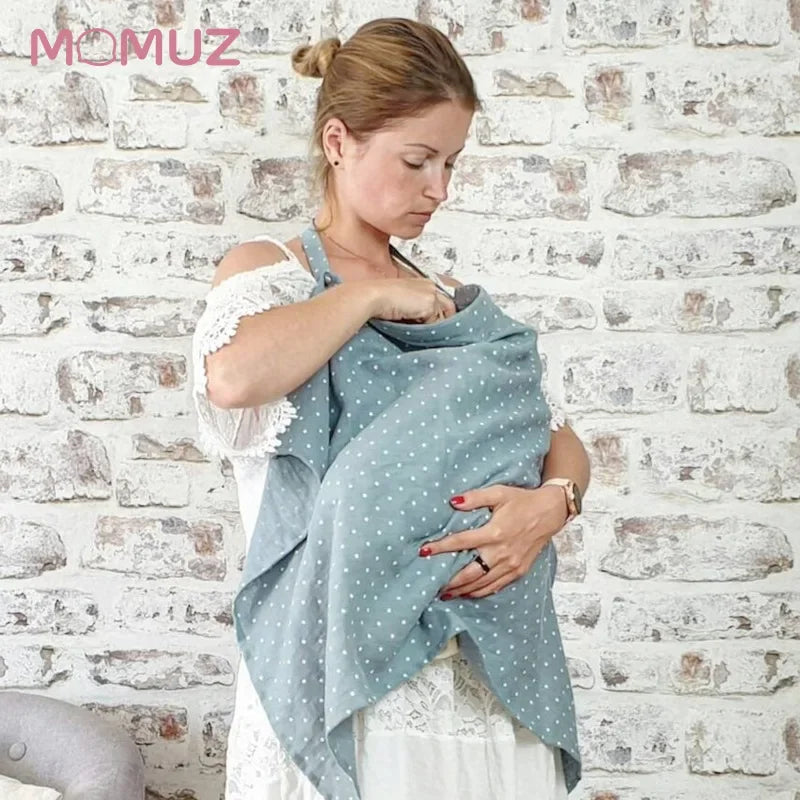 Breastfeeding Nursing Cover Soft Baby Feeding Cloth Multi-Use Privacy Breast Feeding Blanket Essential for Discreet Baby Feeding