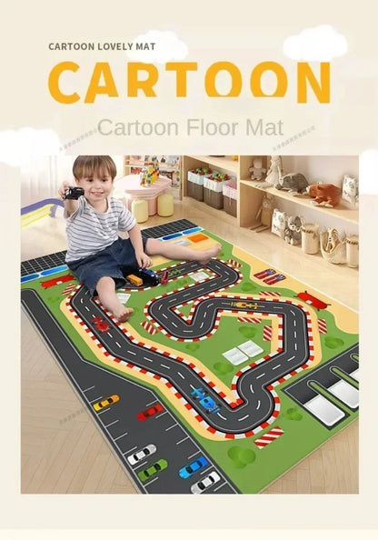 Baby Play Mat Baby Floor Play Mat Large Soft Foam Playmat for Babies Reversible Waterproof Padded Playmats Portable Thick Crawling Mat for Indoor Outdoor
