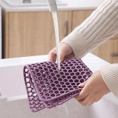 Silicone Sink Protector, Heat Resistant Non-slip Dishwasher Suitable, Large Mat for Bottom of Farmhouse Kitchen Stainless Steel Sink