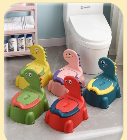 Baby Potty Cartoon Dinosaur Boy Girl Beginner Potty Baby Toddler Thickening Urinal Splash Proof Children Urinal Toilet Supplies
