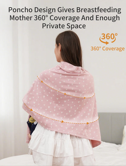 Mother Outing Breastfeeding Cover Cotton Baby Feeding Nursing Covers Adjustable Privacy Breastfeeding Apron Stroller Blanket
