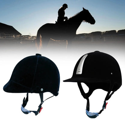 Horse Riding Helmet Outdoor Sports Hat Cap Lightweight Equestrian Equipment Professional Summer Equestrian Hat Riding Cap