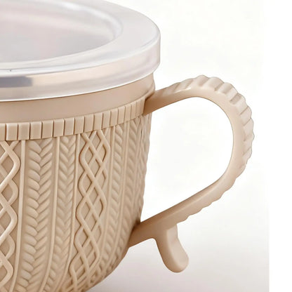 Large Soup Mug 25oz Cup Bowl with Lid Large Soup Mug Dinnerware for Travel Tea Christmas Cafe Oats Lunch Noodle Sandwich