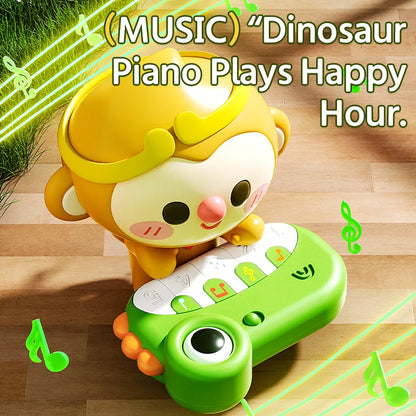 Montessori Educational Activity Table Toy for Babies, Sensory Learning with Lights Music Sound, Early Development Toys for Kids