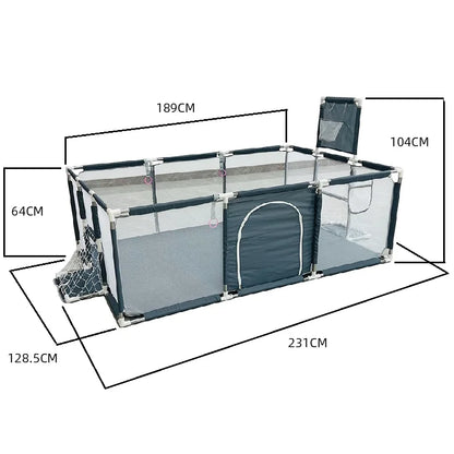 Playpens for Baby with Pull Rings Indoor Baby Playground Kids Balls Pool  Activity Fence Baby Games Park Child Safety Barrier