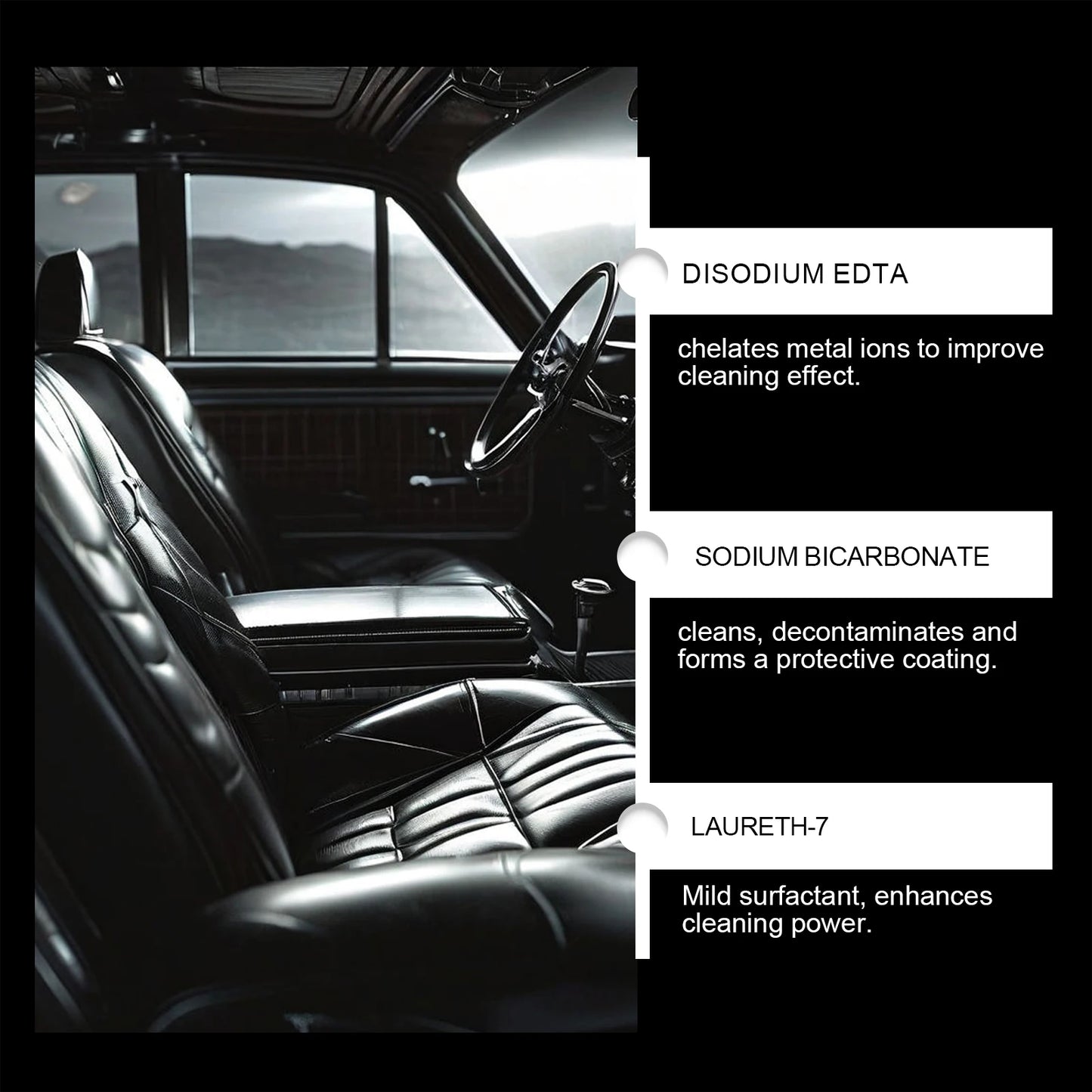 Car Leather Restorer Back To Black Gloss Rubber Plastic Renovator Longlasting Coating Leather Restore Auto Polish Cleaning Care