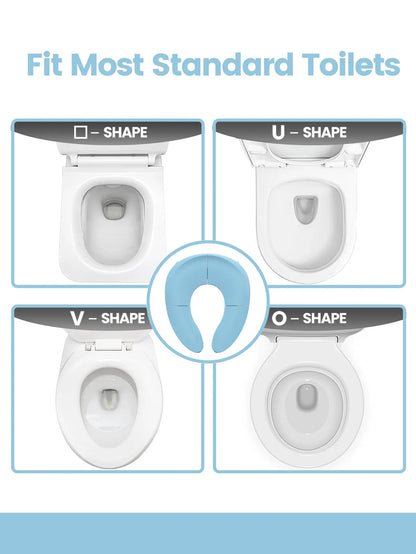 Portable Baby Travel Toilet Training Seat Folding Potty Seat Non-Slip Urine Assistant Cushion