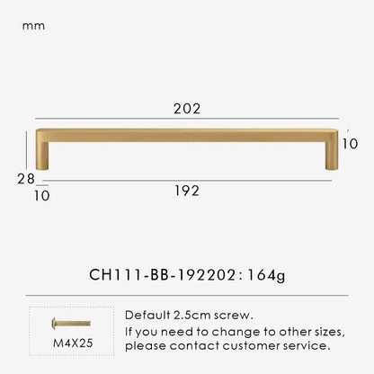 Brushed Brass Cabinet pulls Kitchen Cabinet Handles, Cabinet Pulls Kitchen Cabinet Hardware for Cupboard Nickel Brushed Antique Brass Matte Gold CH111