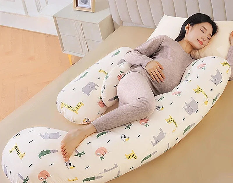 2025 New Comfortable Maternity Pillow Lumbar Side Pillow Multi-functional Abdominal Support H-shaped Pillow Pregnancy Products