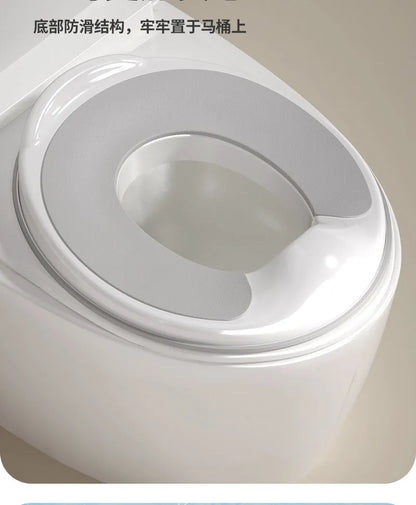 Potty Training Seat Built-in Toilet Seat, Elongated Toilet Seat Children's Toilet Seat Toilet Seat Children's Toilet Seat Universal Splash Proof Toilet for Male and Female Babies