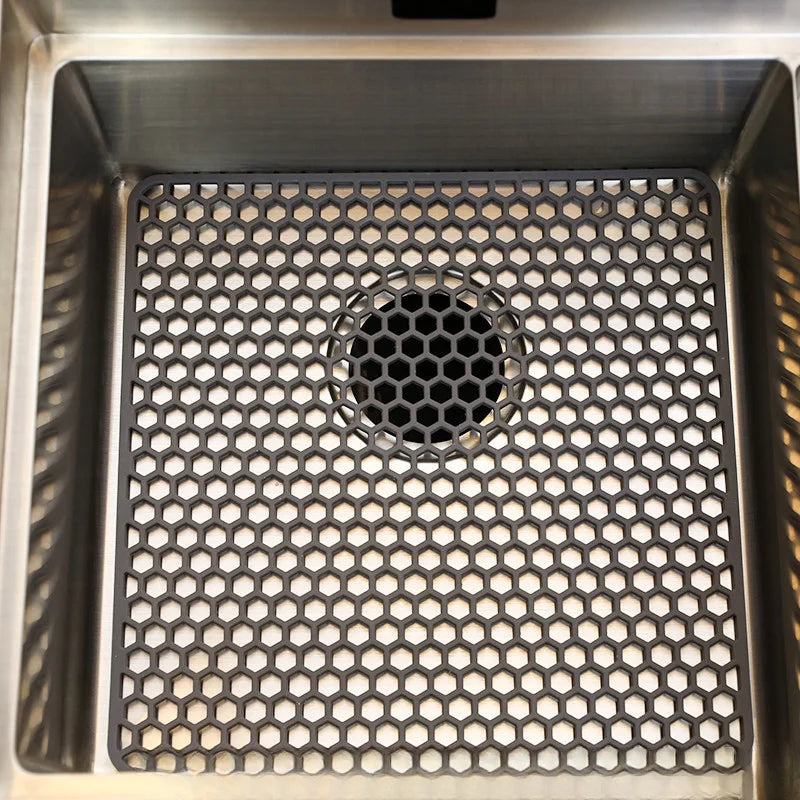 Silicone Sink Protector, Heat Resistant Non-slip Dishwasher Suitable, Large Mat for Bottom of Farmhouse Kitchen Stainless Steel Sink