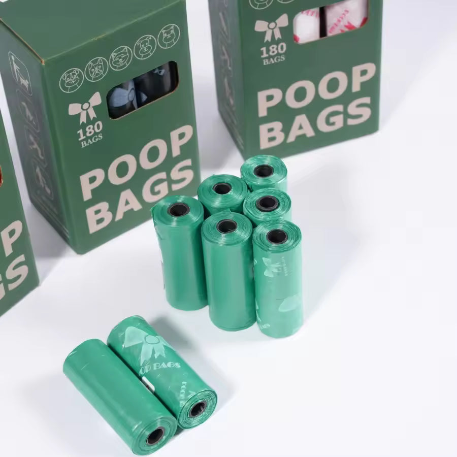 Pawtria Certified Home Compostable Dog Poop Bags (120/ 8 Rolls) , Value pack, Biodegradable Poop Bags, Cat Litter, Vegetable Starches, Eco-friendly Dog Waste Bags, Leak proof, Easy to Open, Give Back
