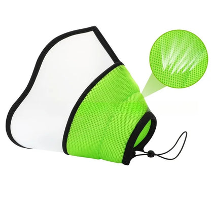 Dog Cone Collar to Stop Licking Neck Ring Cat and Dog After Surgery Anti-bite and Scratching Beauty Care Adjustable Folding Neck Cover