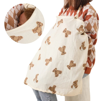 Breathable Breastfeeding Cover Baby Feeding Nursing Covers Adjustable Nursing Apron Outdoor Privacy Cover Mother Nursing Cloth