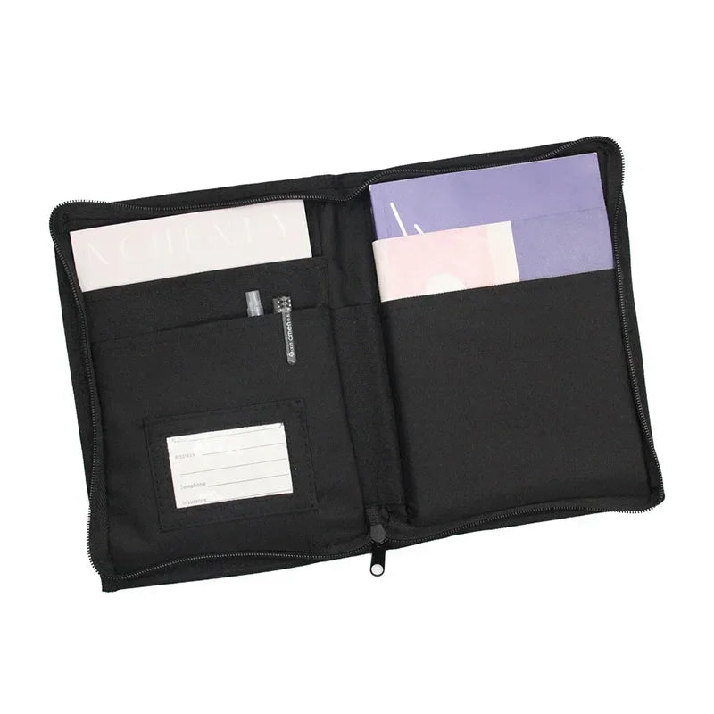 Nylon Car Registration Insurance Holder Driver's License Case for Credit Card Auto Document Holder Vehicle Glove Box Organizer