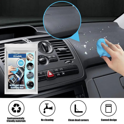 Car Cleaning Gel Putty Reusable Car Interior Detailing Mud Dust Computer Dust Cleaning Keyboard Remover Gel Auto Vent Clean H7U4