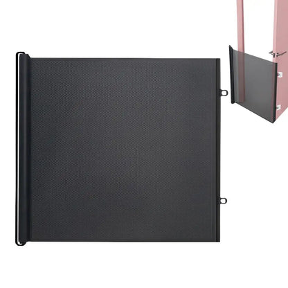 No Drilling Retractable Baby Gate Tall Mesh Baby Gate Extends Up To Wide Retractable Gate For Kids Pets Retractable Dog Gates