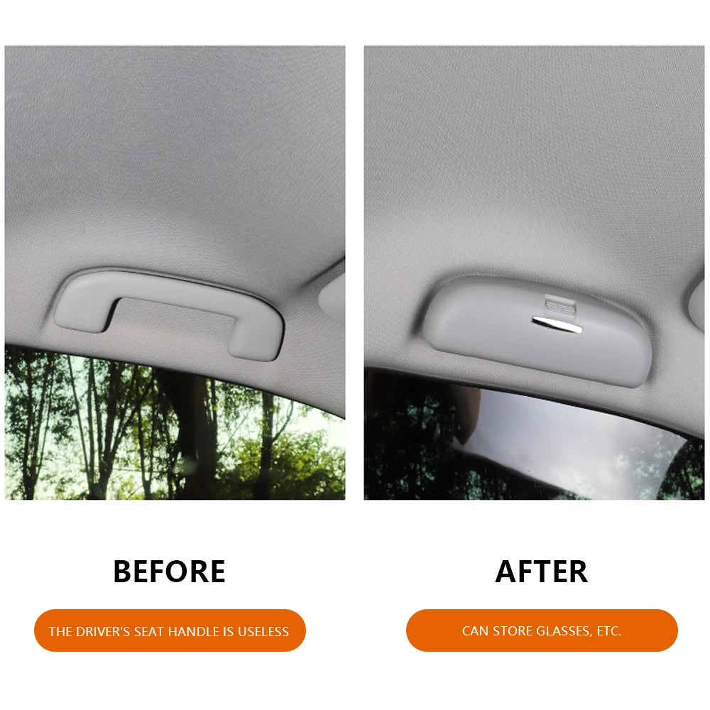 Car Glasses Holder Case Sun Glass Box for Audi Q3 Q5 SQ5 Q7 A1 A3 S3 A4 A6 A7 S6 S7 S4 RS4 A5 S5 2013 - 2022 Sunglass Holder