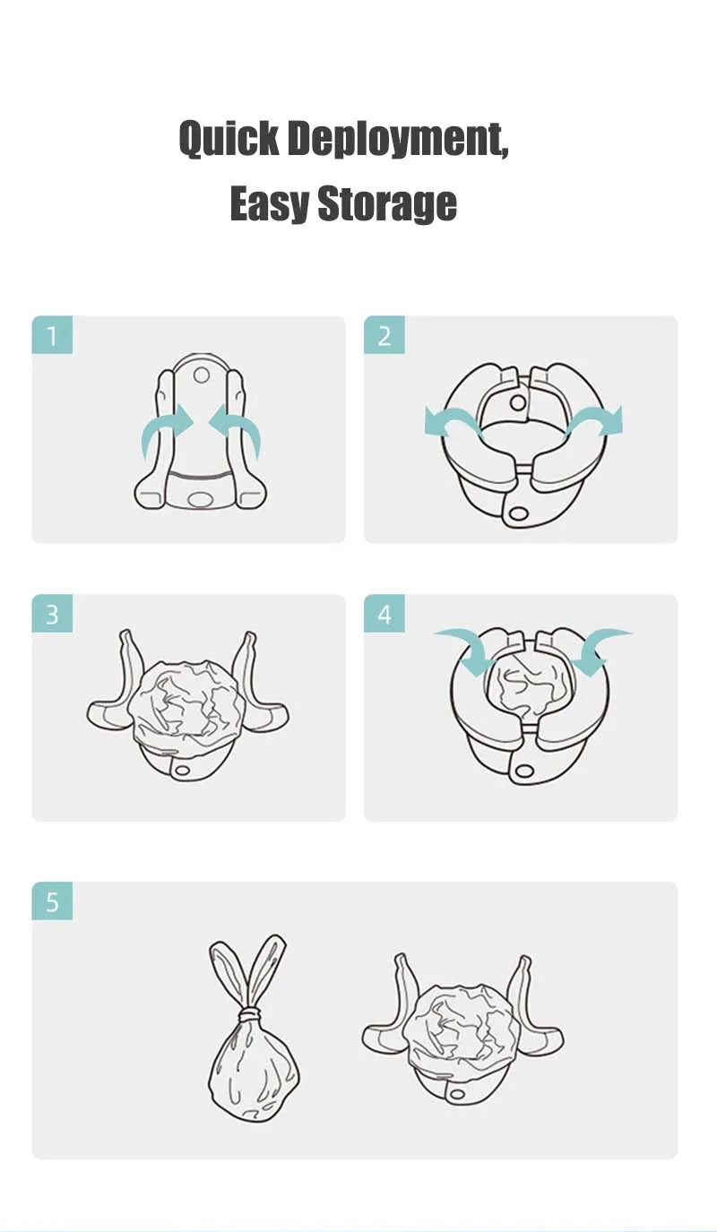 Folding Travel Baby Toilet Pot Squatty Potty Urinal for Children Baby Pot Child Toilet Portable Potty Child Potty Training Seat