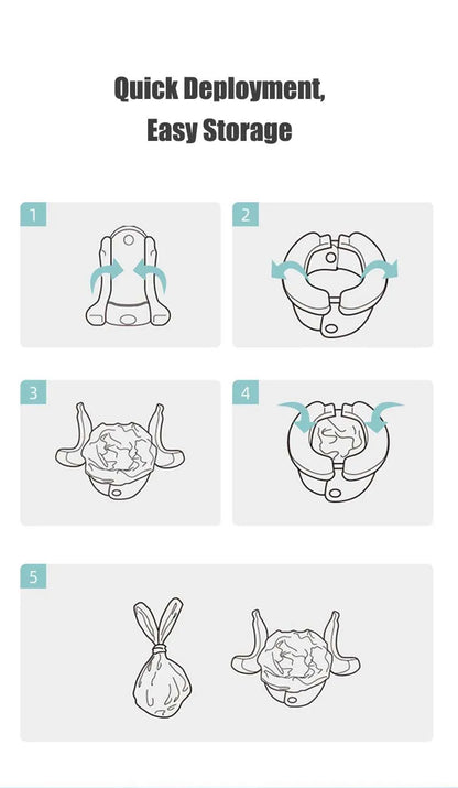 Folding Travel Baby Toilet Pot Squatty Potty Urinal for Children Baby Pot Child Toilet Portable Potty Child Potty Training Seat