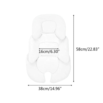 PANGDUBE Universal Stroller Seat Cushion Double Sided Baby Car Seat Pad High Chair Mat Waterproof Soft Stroller Accessories