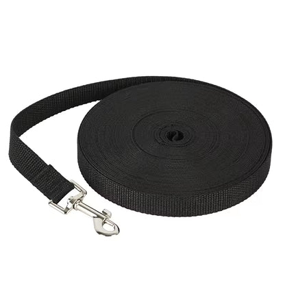 Long Nylon Pet Dog Leash For Small Big Dogs Cats Outdoor Hiking Puppy Lead Rope Strong Labrodor Traction Belt 1.5m 3m 10m 30m