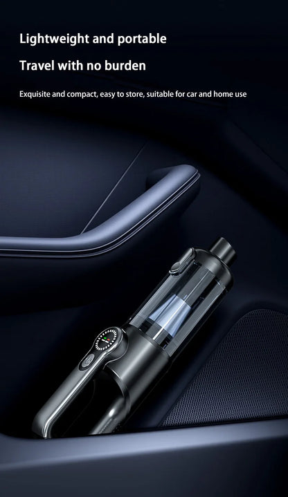 Car vacuum cleaner wireless one-button dust dump high-power portable vacuum cleaner large suction mini handheld vacuum cleaner