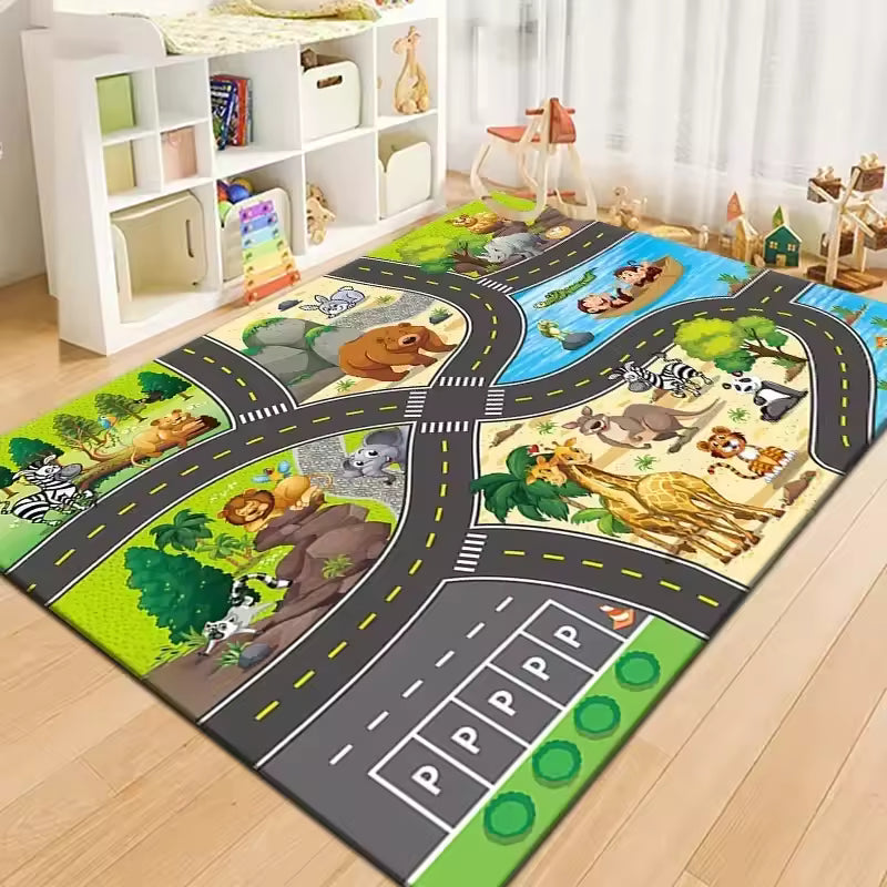 Baby Play Mat Baby Floor Play Mat Large Soft Foam Playmat for Babies Reversible Waterproof Padded Playmats Portable Thick Crawling Mat for Indoor Outdoor
