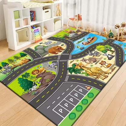 Baby Play Mat Baby Floor Play Mat Large Soft Foam Playmat for Babies Reversible Waterproof Padded Playmats Portable Thick Crawling Mat for Indoor Outdoor