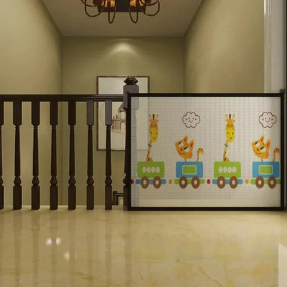 Pet Isolated Network Pet Dog Barrier Fences Stairs Gate New Folding Breathable Mesh Playpen For Dog Safety Fence Baby Gate Fence