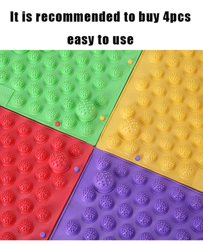 Massage pad plantar finger pressure plate foot massage sensory toy children and adults thickened to relieve tension fun game mat