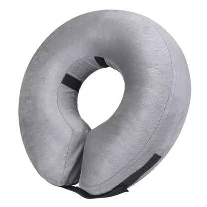 IEUUMLER Inflatable Recovery Dog Collar, Protective Donut Cone, Adjustable Soft Collar for Dog and Cat After Surgery Prevent from Biting & Scratching ( Size ,S/M/L) )
