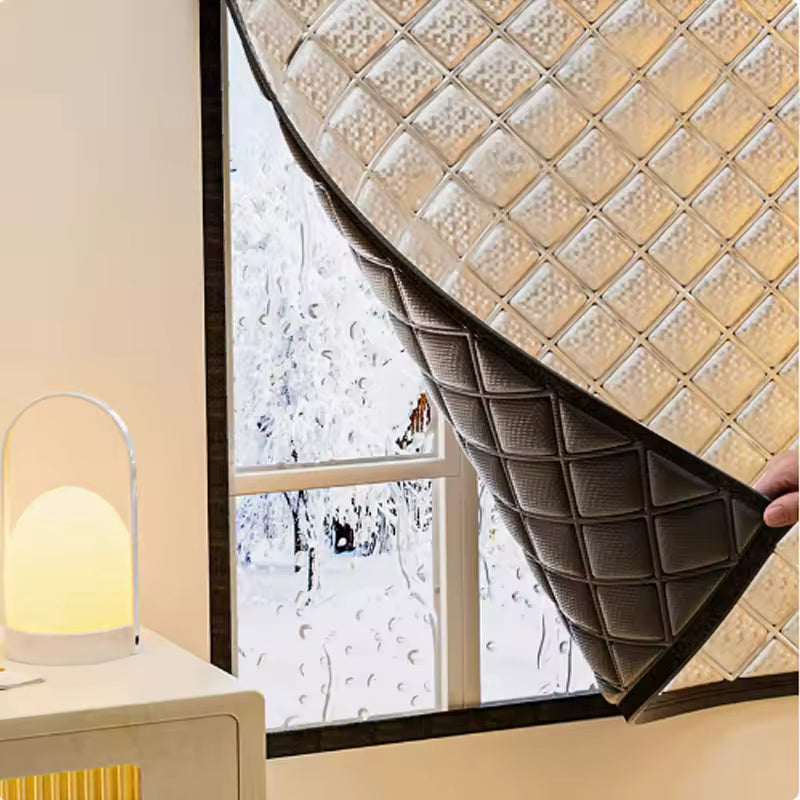 Thermal Insulated Door Curtain, High Quality Cloth Thicken Cotton Filled, Single Piece Door Insulation Blanket Cover for Cold in Winter, Grey