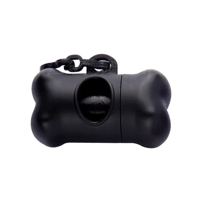 1pc Bone Shaped Bag Dispenser Disposable Pet Dog Waste Bag Holder Plastic Garbage Bag Case Carrier Disposal Poop Bag Dispenser