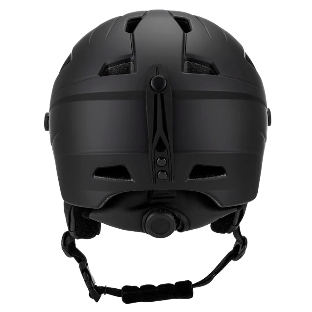 Snowboard Helmet with Ski Goggles, Ski Helmet and 2-in-1 Visor Detachable Goggles Set, Protective EPS Foam