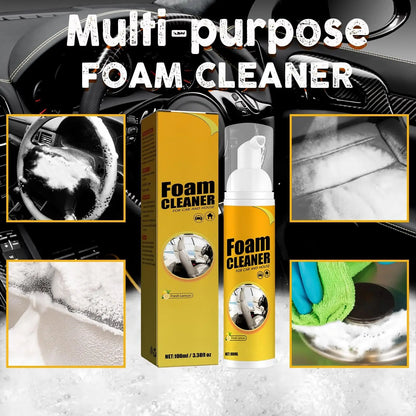 100/150/250ML Multi-Purpose Foam Cleaner Spray Leather Cleaning Auto Home Surfaces Foam Cleaners for Car Wash Maintenance