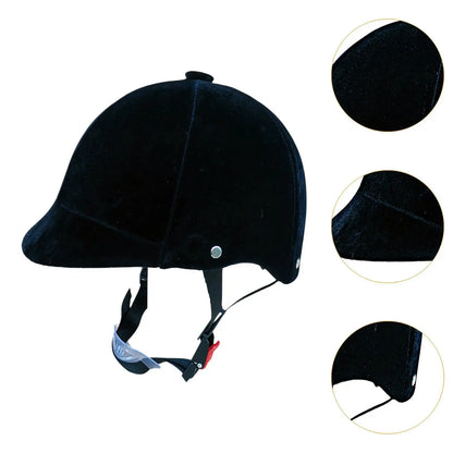 Horse Riding Helmet Outdoor Sports Hat Cap Lightweight Equestrian Equipment Professional Summer Equestrian Hat Riding Cap