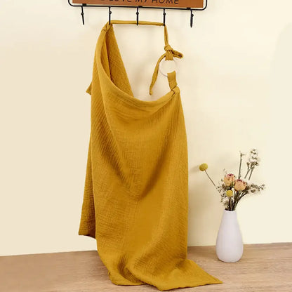 Baby Breastfeeding Cover Cotton Baby Feeding Nursing Cover Adjustable Privacy Breastfeeding Apron Soft Gauze Stroller Blankets