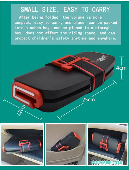 Mifold Portable Baby Car Seat Safety Cushion Travel Pocket Foldable Child Car Safety Seats Harness The Grab and Go Booster