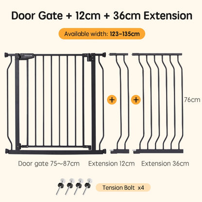 PANGDUBE Children's Safety Fence Baby Playpen Security Door for Pet Child Stair Barrier Baby Gate for Stairs Baby Safety Gate