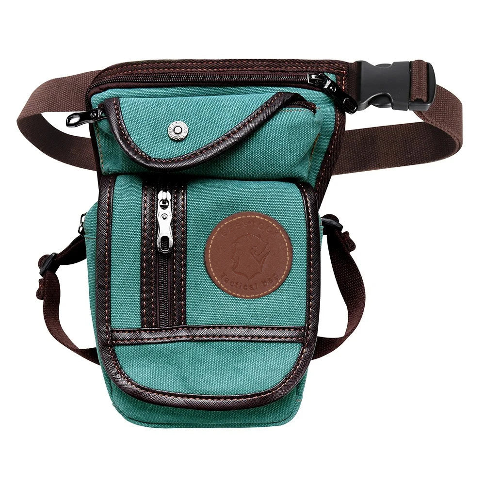 Portable Equestrian Drop Leg Bag High Quality Canvas Nylon Horse Riding Waist Bag Outdoor Equestrian Equipment Large Capacity