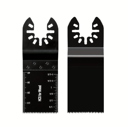 50Pcs Oscillating Tool Blades Professional Universal Oscillating Saw Blades Wood Multitool Blades Compatible with Dewalt, Milwaukee, Ryobi, Rockwell, Bosch