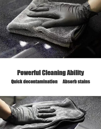 Microfiber Car Towel Vehicle Wash Cloth Auto Cleaning Drying Handkerchief Super Absorbent Car Window Glass Wash Towel Supplies