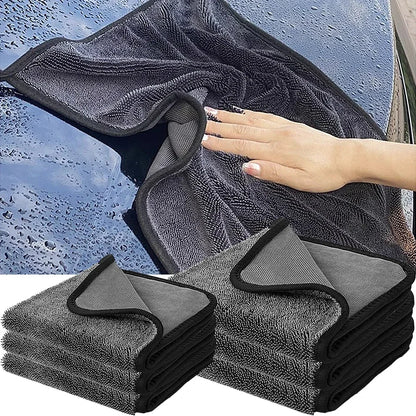 1/2pcs Professional Microfiber Towels Car Washing Towel Micro Fiber Auto Extra Soft Rag Fast Drying Cloth for Car Wash Accessory