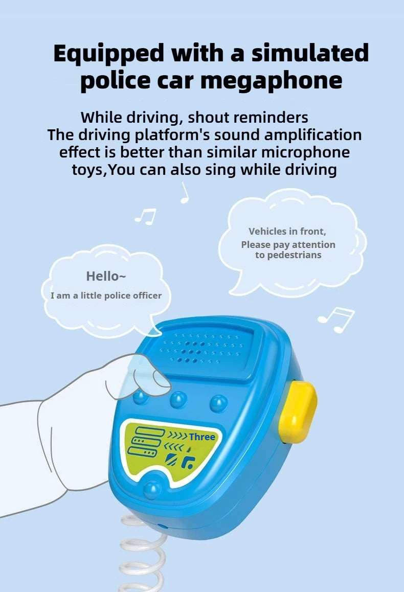 Child Simulation Music Simulated Driving Console Steering Wheel Toys Baby Driving Early Education Toys Intellectual Development