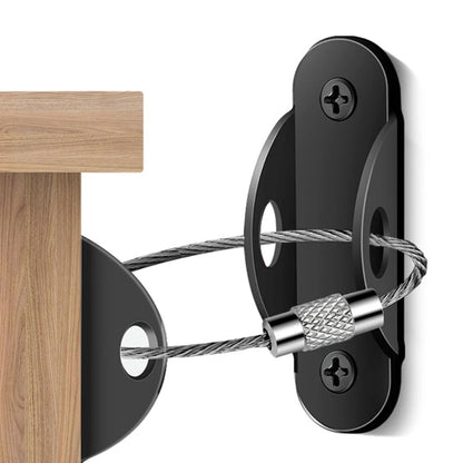 1Set Furniture Straps Baby Proofing Metal Anti Tip Furniture Anchors Kits Secure X90C
