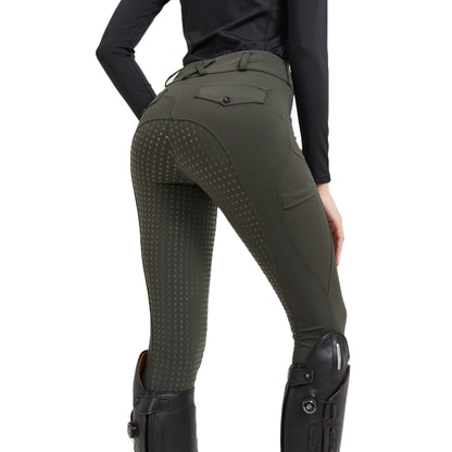 Professional equestrian pants full silicone quick-dry elastic tight equestrian sports pants anti-slip riding pants thick wear-re