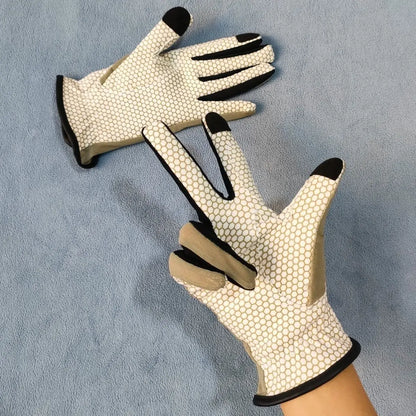 Summer Breathable Horse Riding Gloves lightweight Cozy Mesh Back Full Plam Silicone Grip Equestrian Gloves for Horseback Cycling