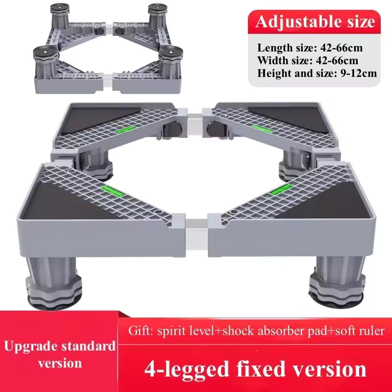 Mini Fridge Stand Adjustable Refrigerator Stand with 4 Strong Feet Universal Stand Base Washing Machine Stand Washer and Dryer Pedestals Multi-Functional Base for Appliance