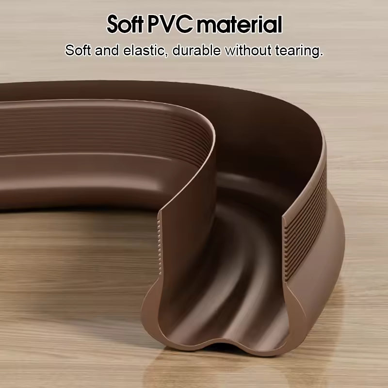 (2 Pcs) Under Door Draft Stopper, Under Door Blocker Size of Adjustable Size 93cm, Easy Install,Gap Filler, Reduces Air Draft, Noise & Sound, Door Seal for Improved Insulation